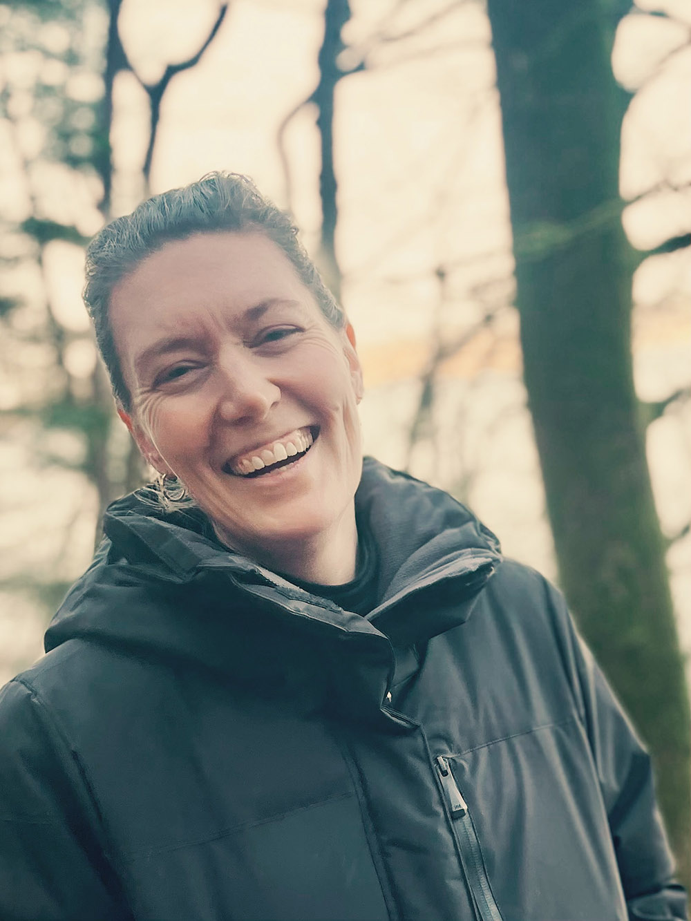 Jenny laughing
