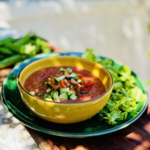 Andalusisk Gazpacho kold sommersuppe